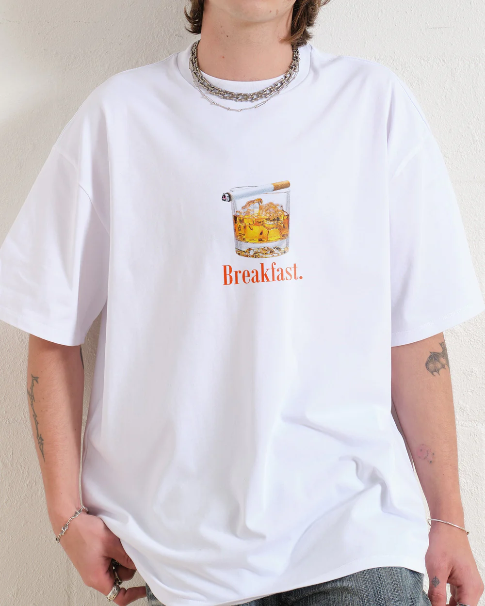 Breackfast Oversized T-Shirt