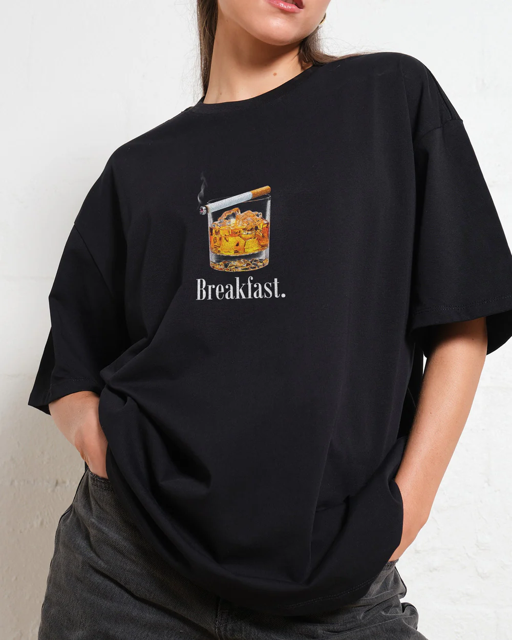 Breackfast Oversized T-Shirt